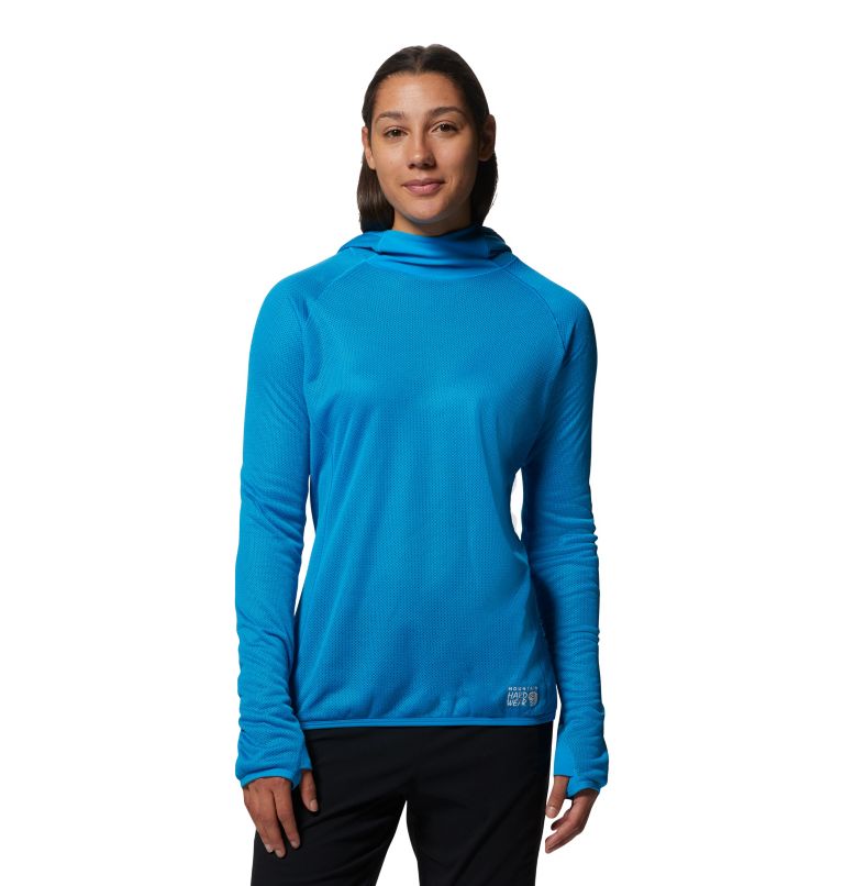 Azure Women\'s Mountain Hardwear AirMesh™ Hoodie | UK-726015