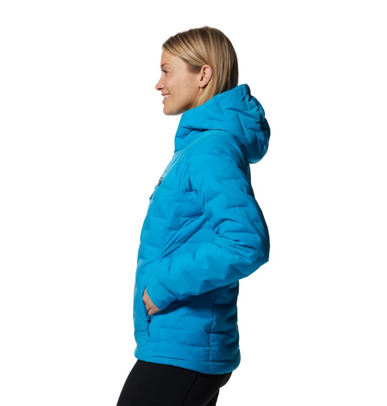 Azure Women's Mountain Hardwear Stretchdown™ Hoodie | UK-207953