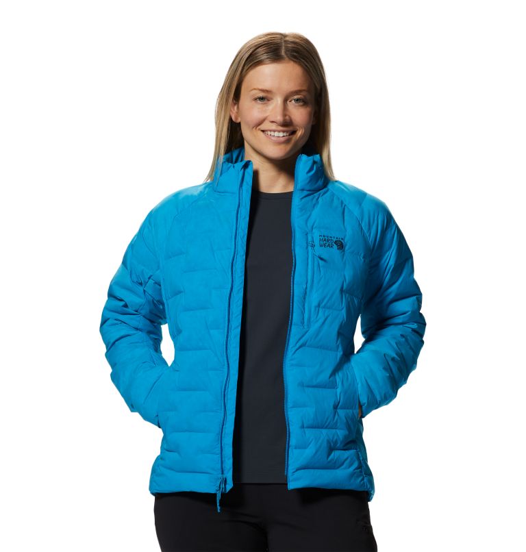 Azure Women's Mountain Hardwear Stretchdown™ Jackets | UK-578049