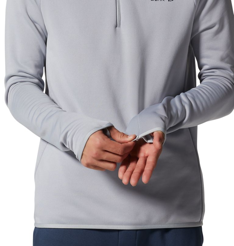 Beige Men's Mountain Hardwear Polartec® Power Stretch® Pro Pullover | UK-681209