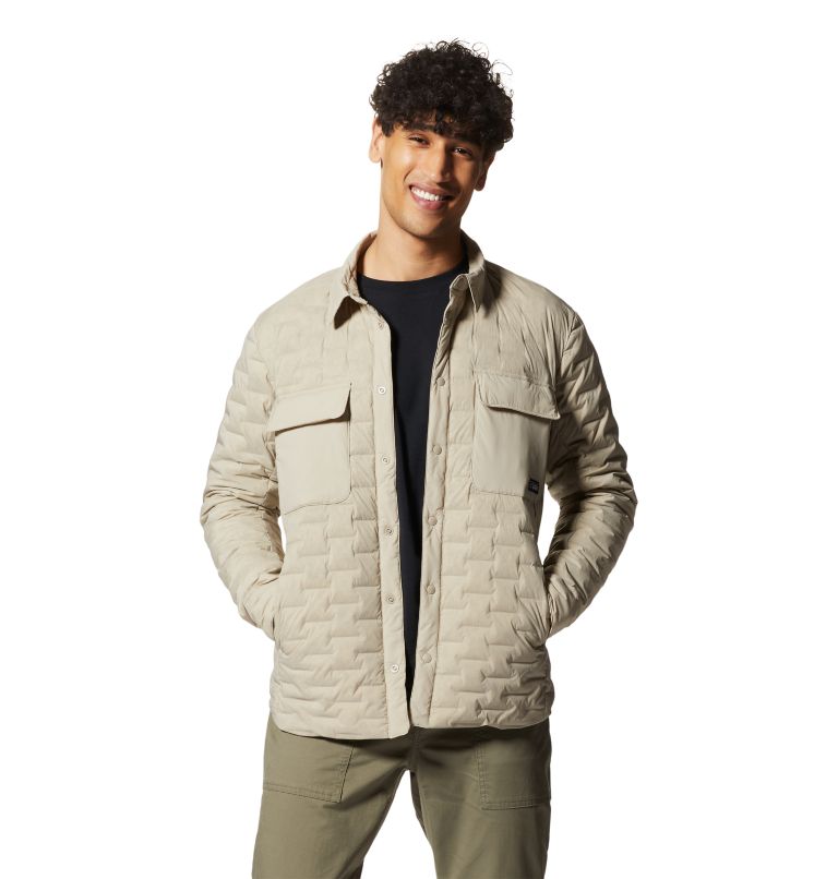 Beige Men's Mountain Hardwear Stretchdown™ Jackets | UK-142089