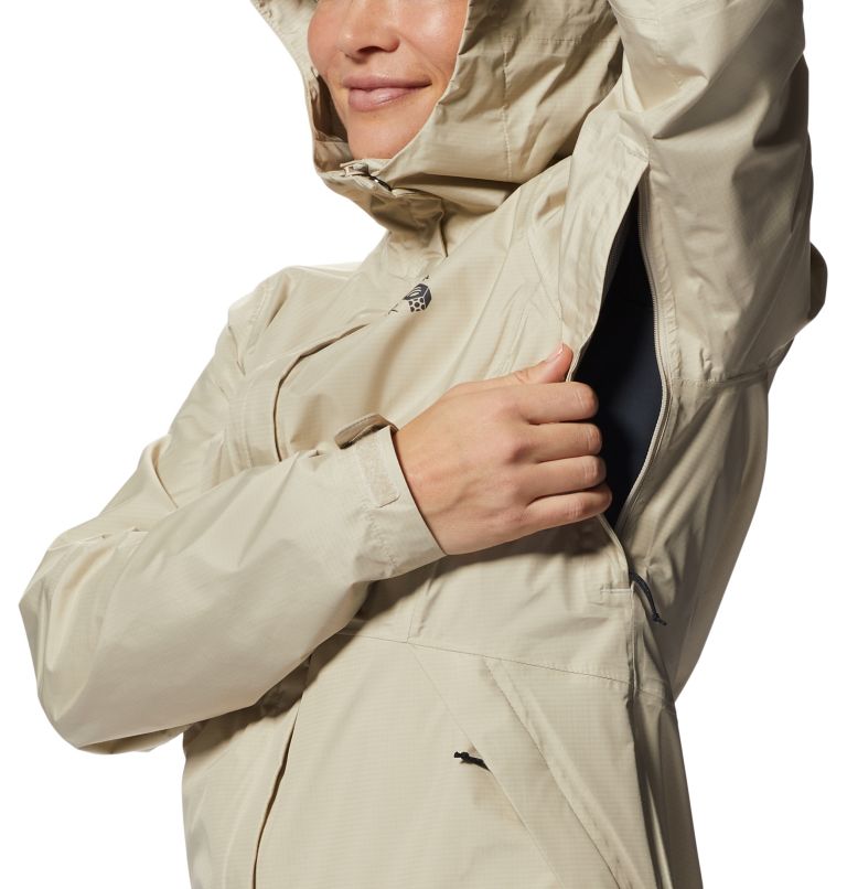 Beige Women's Mountain Hardwear Acadia™ Parka Jackets | UK-093548