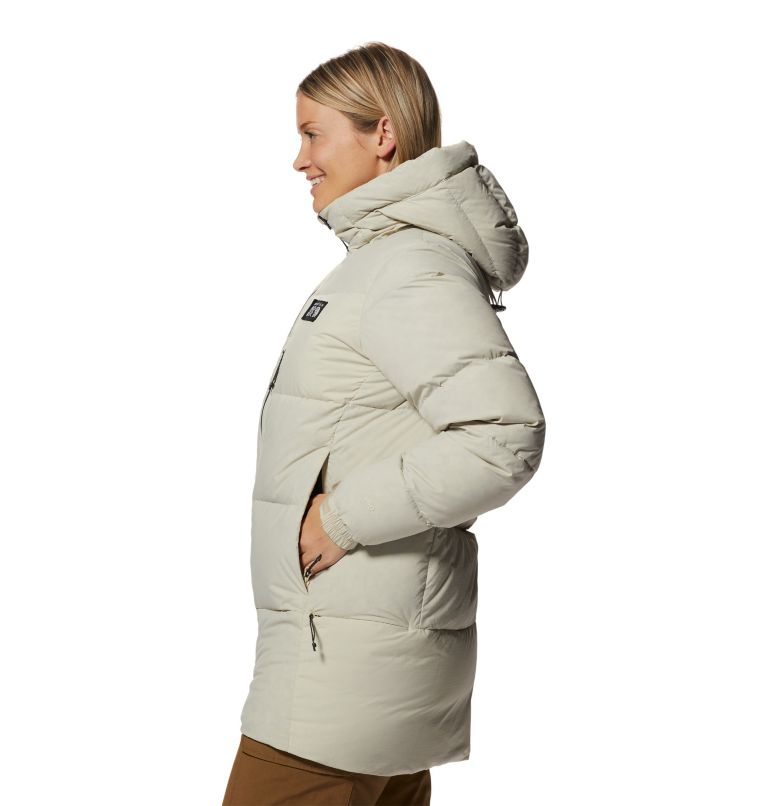 Beige Women's Mountain Hardwear Nevadan™ Parka Jackets | UK-568917