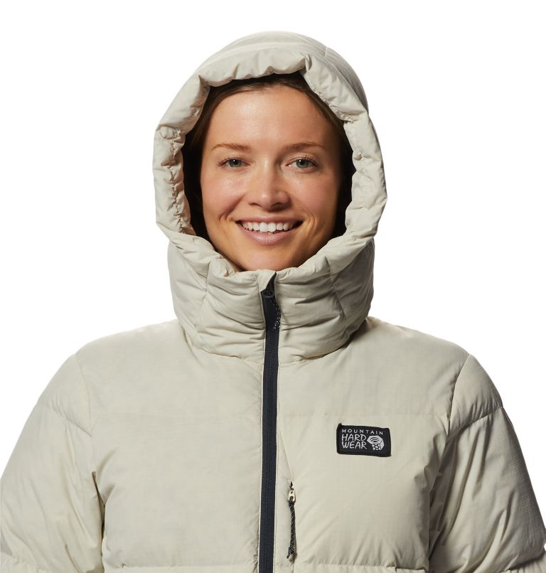 Beige Women's Mountain Hardwear Nevadan™ Parka Jackets | UK-568917