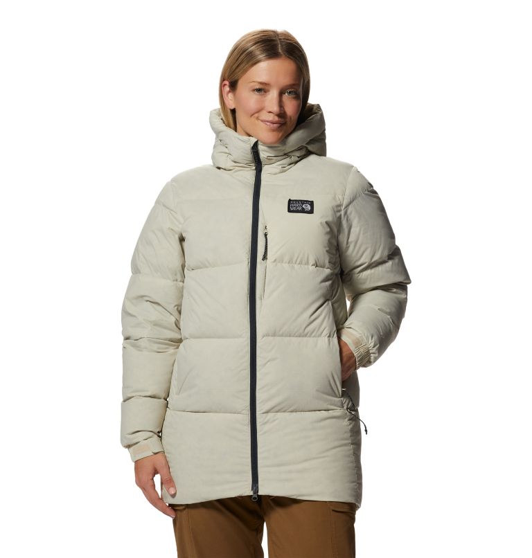 Beige Women\'s Mountain Hardwear Nevadan™ Parka Jackets | UK-568917