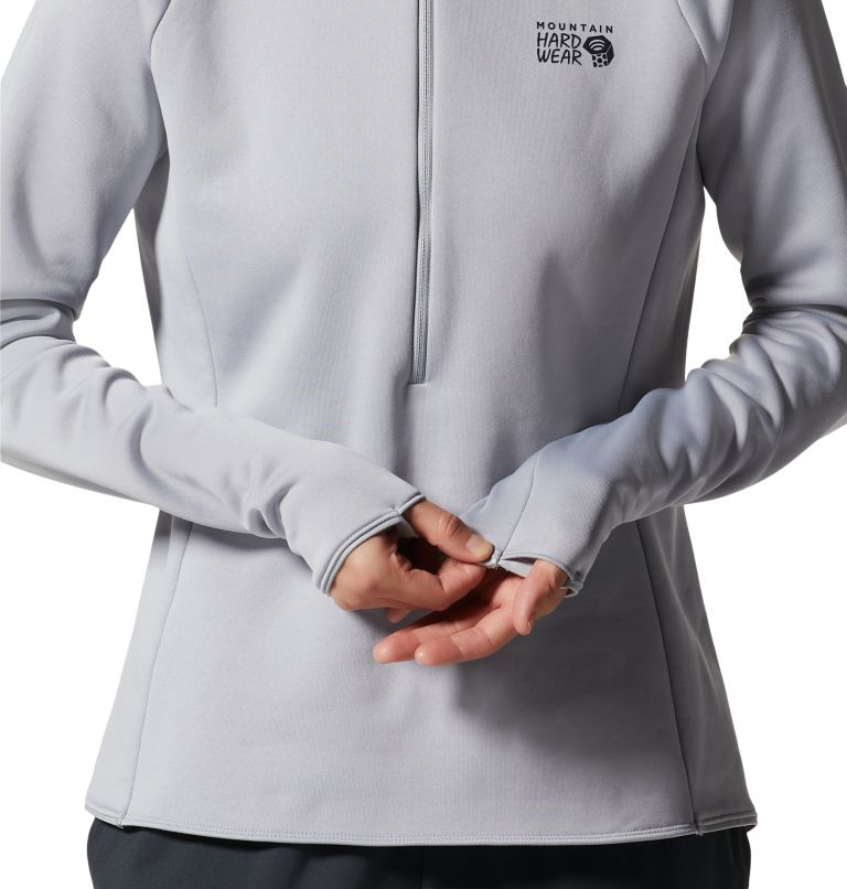 Beige Women's Mountain Hardwear Polartec® Power Stretch® Pro Pullover | UK-639140