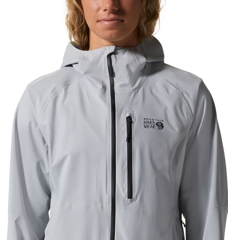 Beige Women's Mountain Hardwear Stretch Ozonic™ Jackets | UK-370298