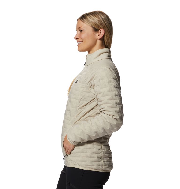 Beige Women's Mountain Hardwear Stretchdown™ Jackets | UK-648205