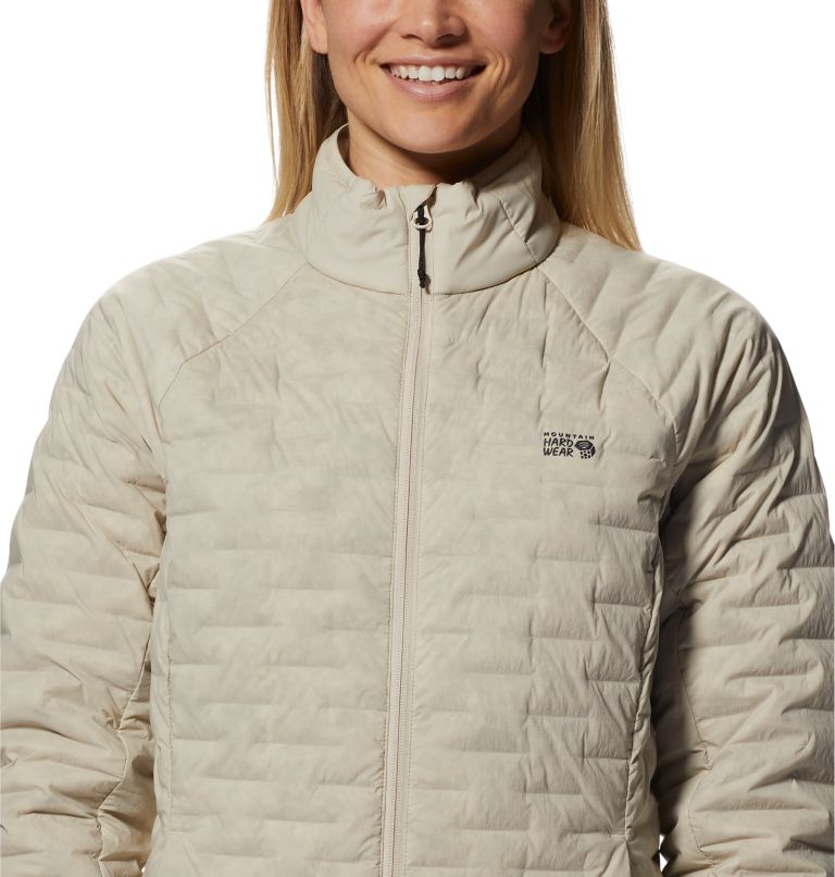 Beige Women's Mountain Hardwear Stretchdown™ Jackets | UK-648205