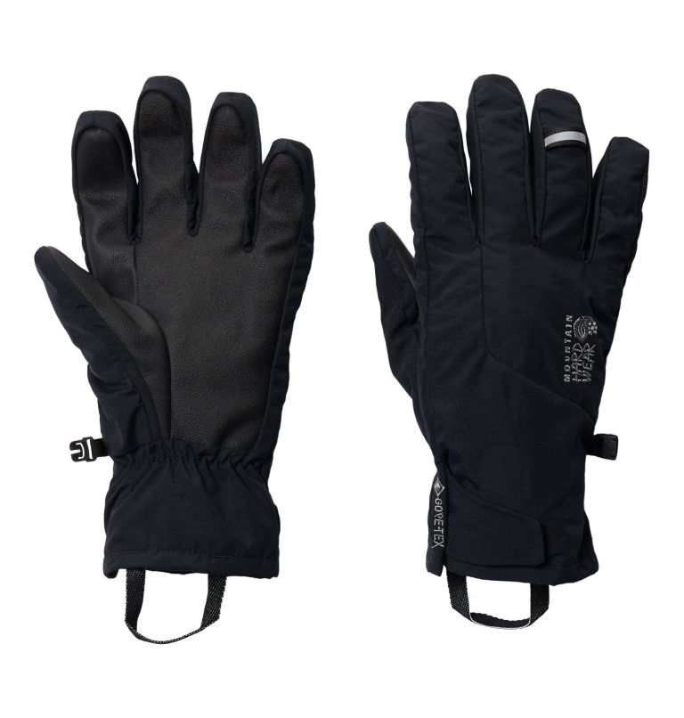 Black Men\'s Mountain Hardwear Cloud Shadow™ Gore-Tex® Gloves | UK-850124