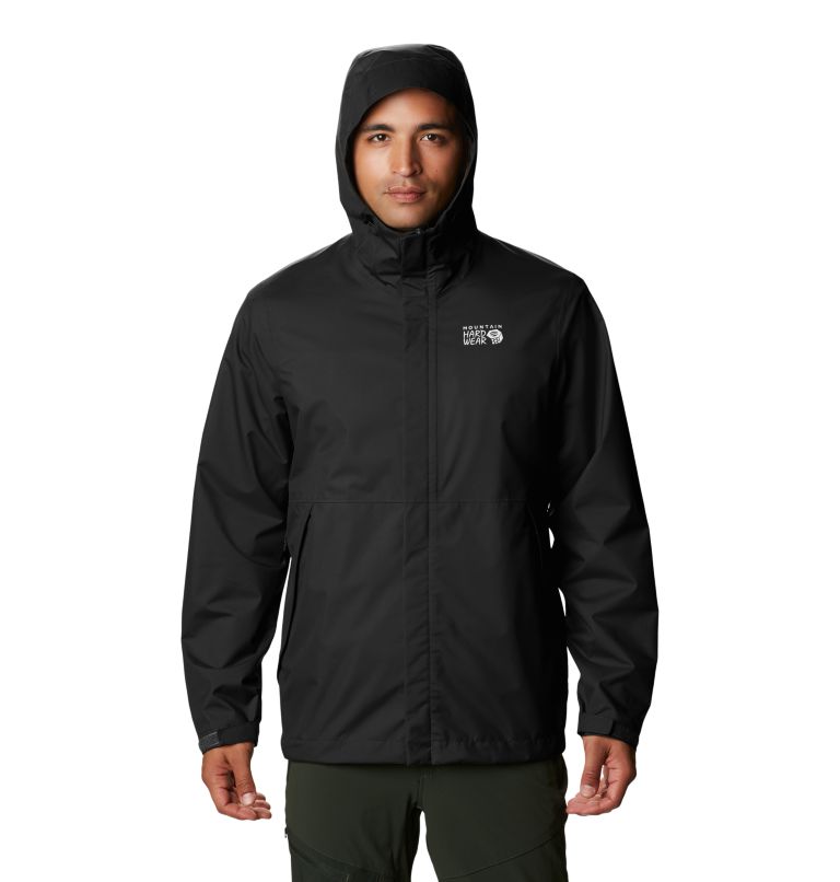 Black Men\'s Mountain Hardwear Granite Jackets | UK-862910