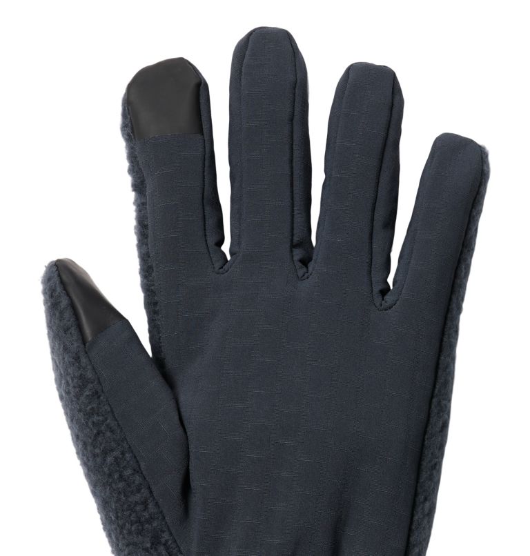 Black Men's Mountain Hardwear HiCamp Sherpa Gloves | UK-684209