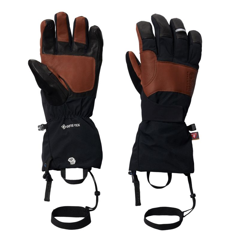 Black Men\'s Mountain Hardwear High Exposure™ Gore-Tex® Gloves | UK-438652