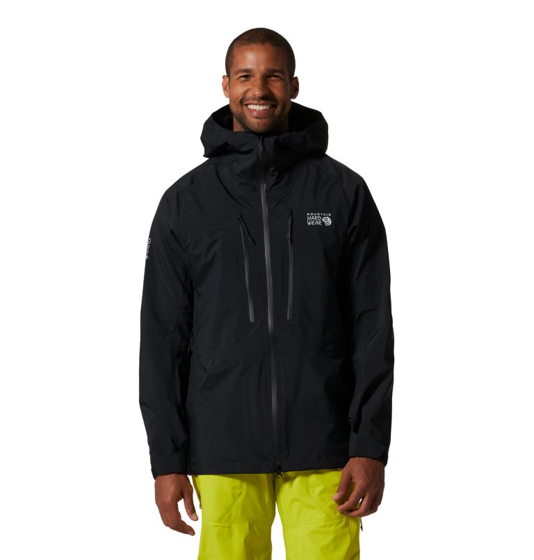 Black Men\'s Mountain Hardwear High Exposure™ GORE-TEX C-Knit Jackets | UK-957012