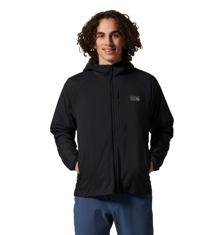 Black Men\'s Mountain Hardwear Kor Strata™ Hoodie | UK-680379