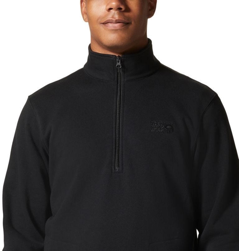 Black Men's Mountain Hardwear MHW Logo Pullover | UK-914628