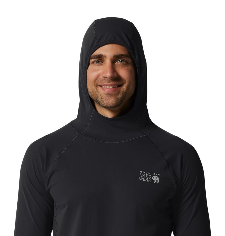 Black Men's Mountain Hardwear Mountain Stretch™ Hoodie | UK-965231