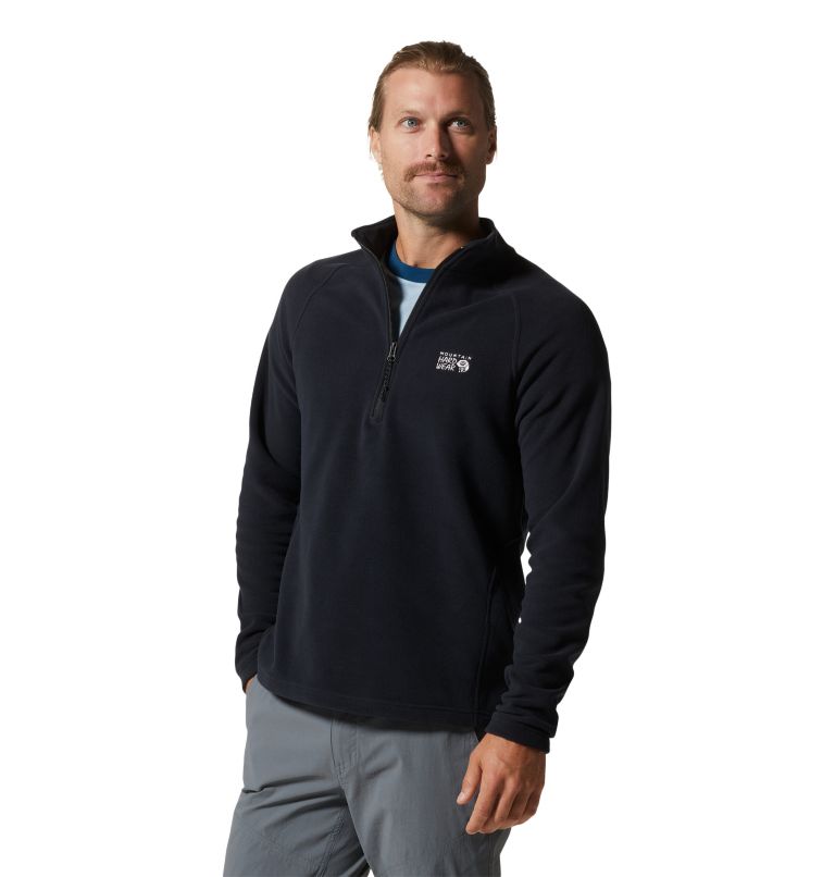 Black Men's Mountain Hardwear Polartec® Pullover | UK-853946