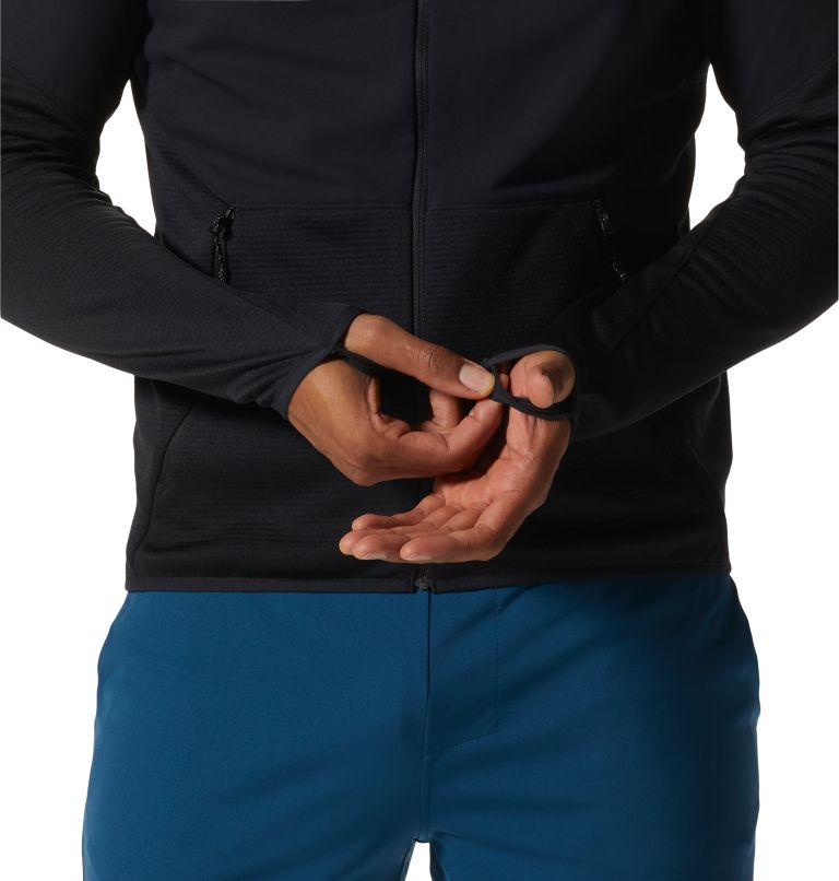 Black Men's Mountain Hardwear Stratus Range™ Hoodie | UK-801369