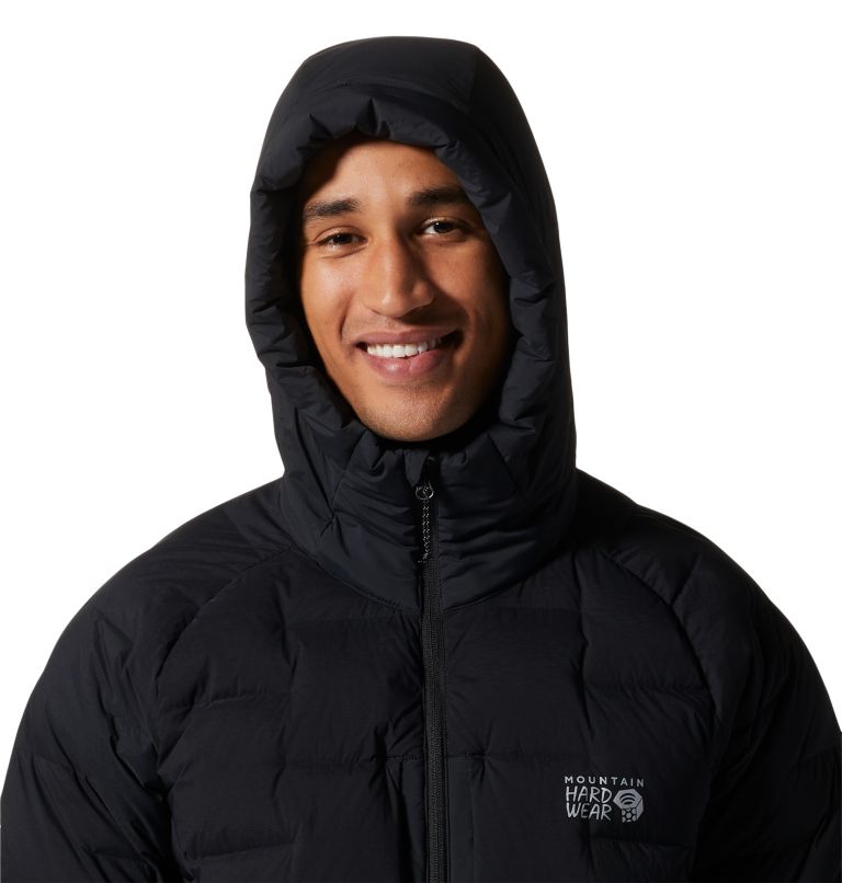 Black Men's Mountain Hardwear Stretchdown™ Parka Jackets | UK-273958