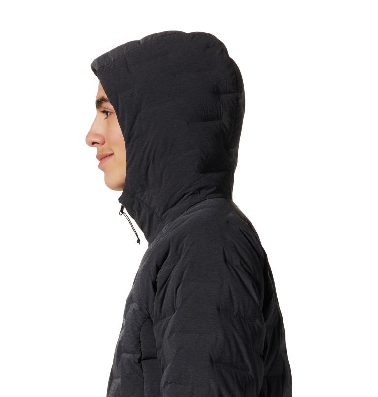 Black Men's Mountain Hardwear Stretchdown™ Hoodie | UK-829453