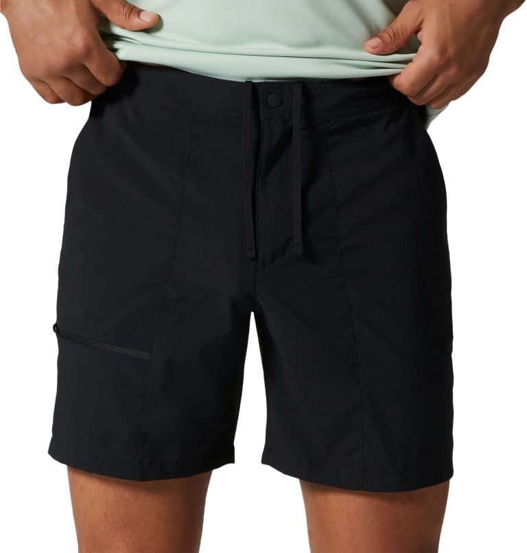 Black Men's Mountain Hardwear Trail Sender™ Shorts | UK-472106