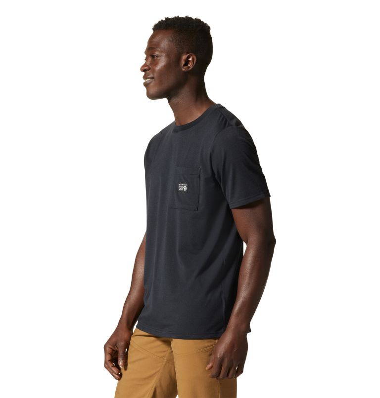 Black Men's Mountain Hardwear Wander Pass™ T Shirts | UK-932465