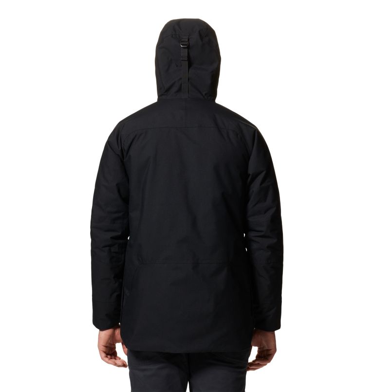 Black Men's Mountain Hardwear Weather Down™ Parka Jackets | UK-401975