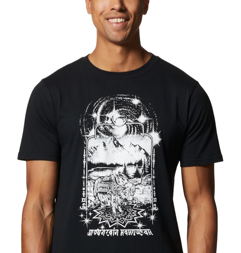 Black Men's Mountain Hardwear Yak in the Wild™ T Shirts | UK-851760