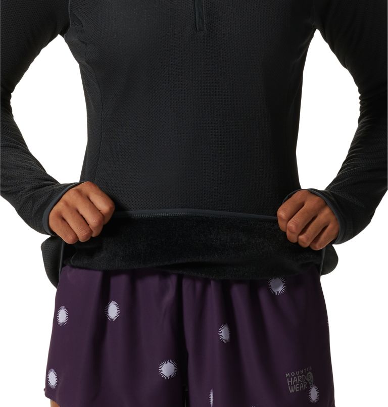 Black Women's Mountain Hardwear AirMesh™ Sweatshirt | UK-065743