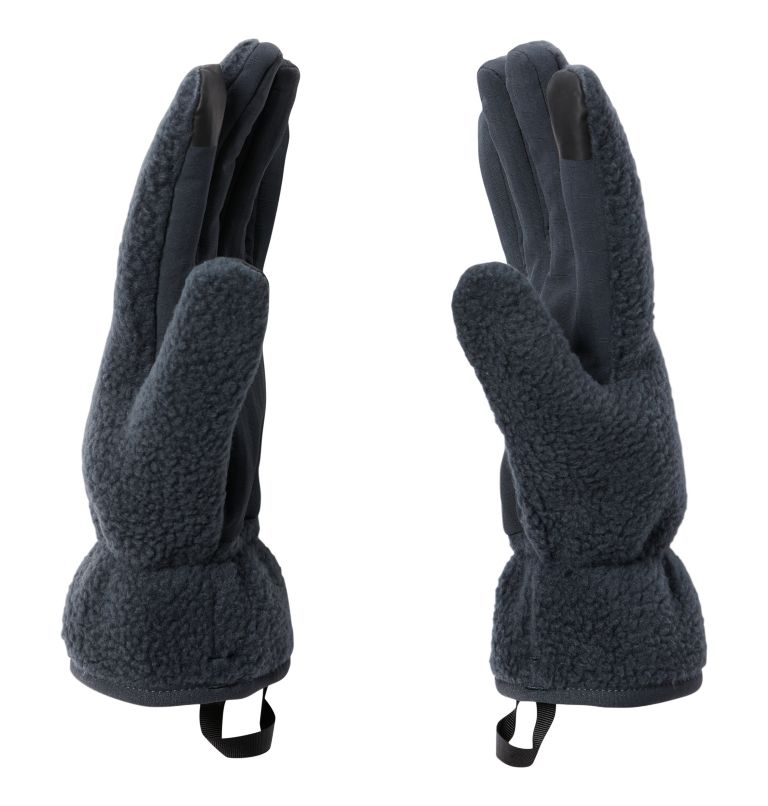 Black Women's Mountain Hardwear HiCamp Sherpa Gloves | UK-270461