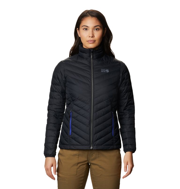 Black Women\'s Mountain Hardwear Hotlum Jackets | UK-452376