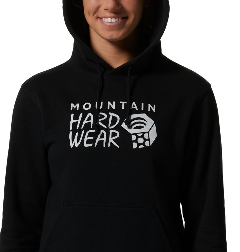 Black Women's Mountain Hardwear MHW Logo Pullover | UK-201463