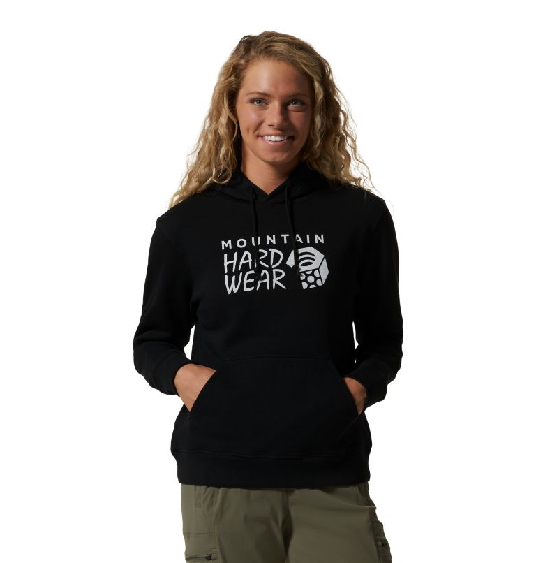 Black Women's Mountain Hardwear MHW Logo Pullover | UK-201463