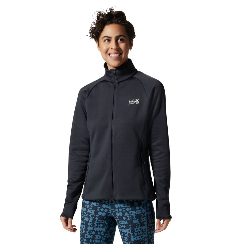 Black Women\'s Mountain Hardwear Polartec® Power Stretch® Pro Jackets | UK-014853