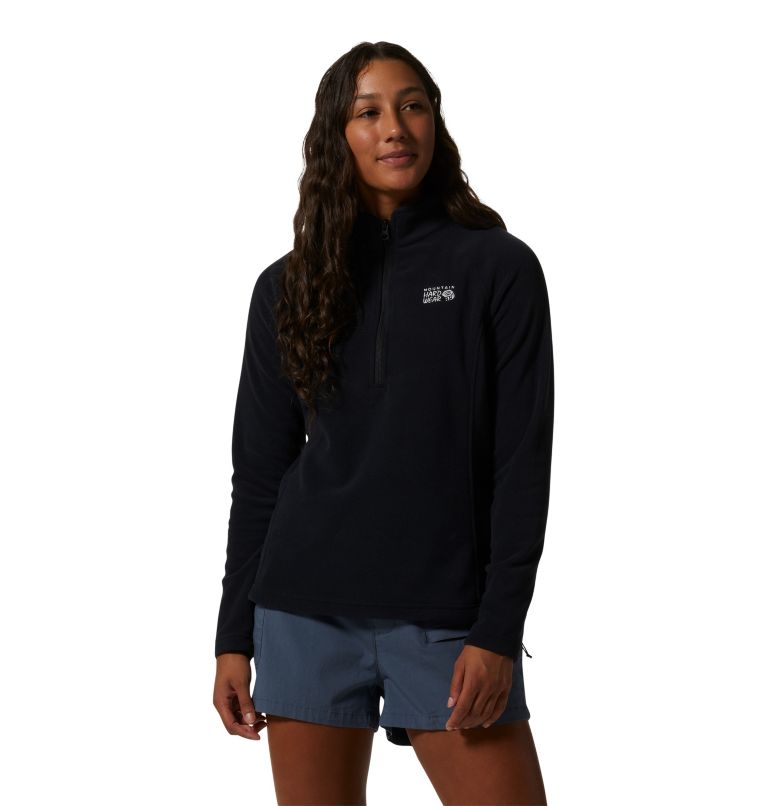 Black Women\'s Mountain Hardwear Polartec® Pullover | UK-325184