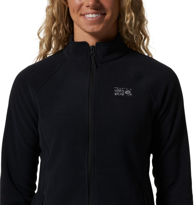 Black Women's Mountain Hardwear Polartec® Fleece Jackets | UK-576018