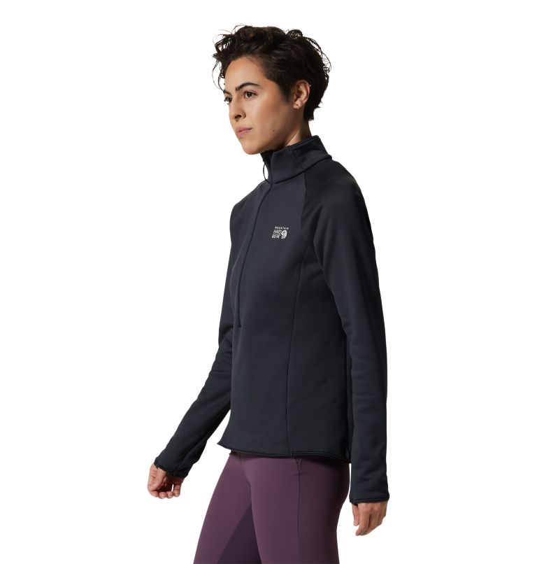 Black Women's Mountain Hardwear Polartec® Power Stretch® Pro Pullover | UK-749618