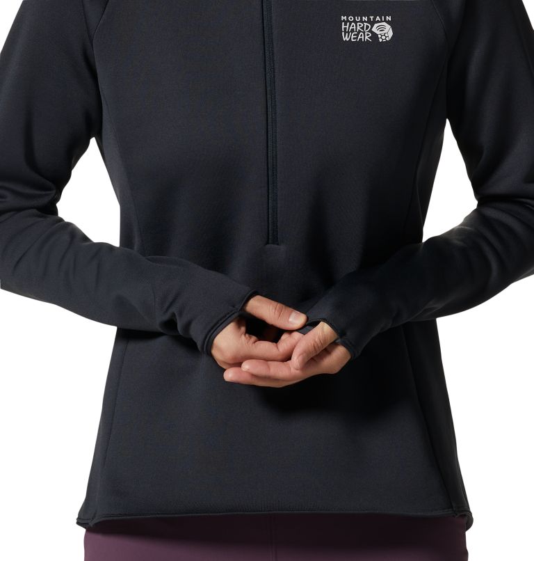 Black Women's Mountain Hardwear Polartec® Power Stretch® Pro Pullover | UK-749618