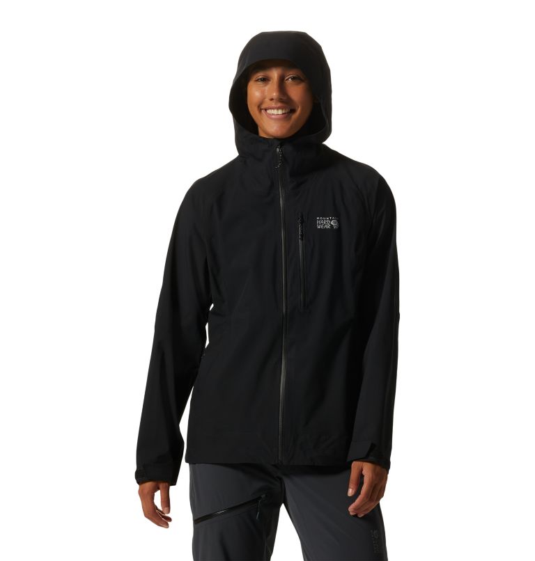 Black Women\'s Mountain Hardwear Stretch Ozonic™ Jackets | UK-685721