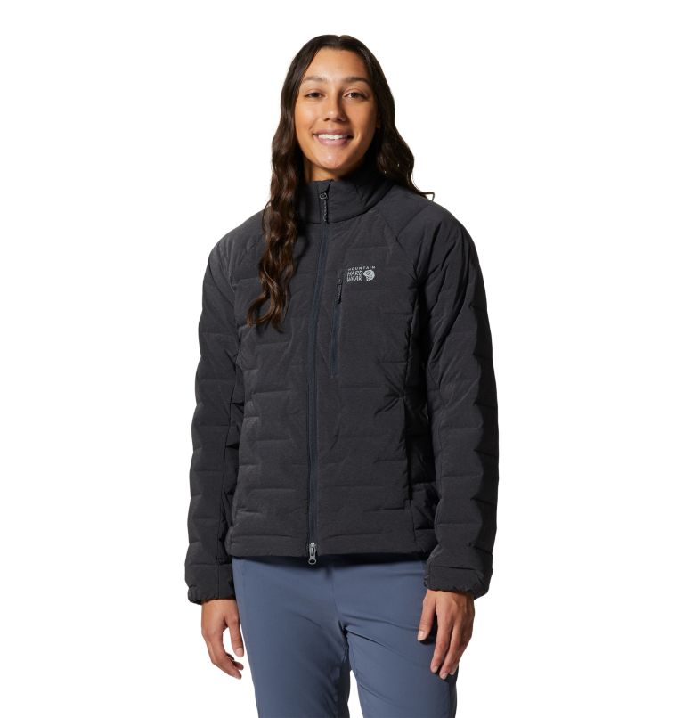 Black Women\'s Mountain Hardwear Stretchdown™ Jackets | UK-071589