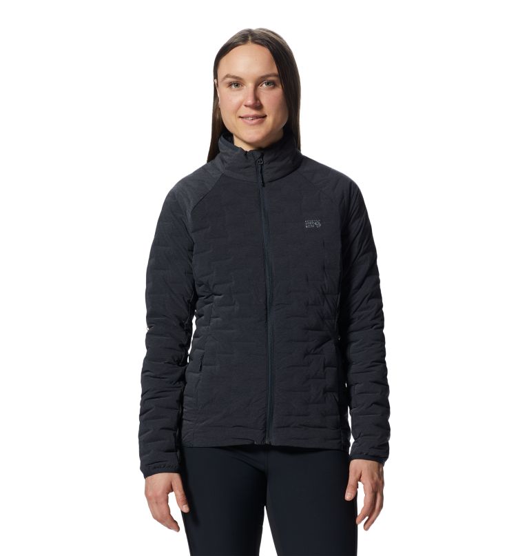 Black Women\'s Mountain Hardwear Stretchdown™ Jackets | UK-265403