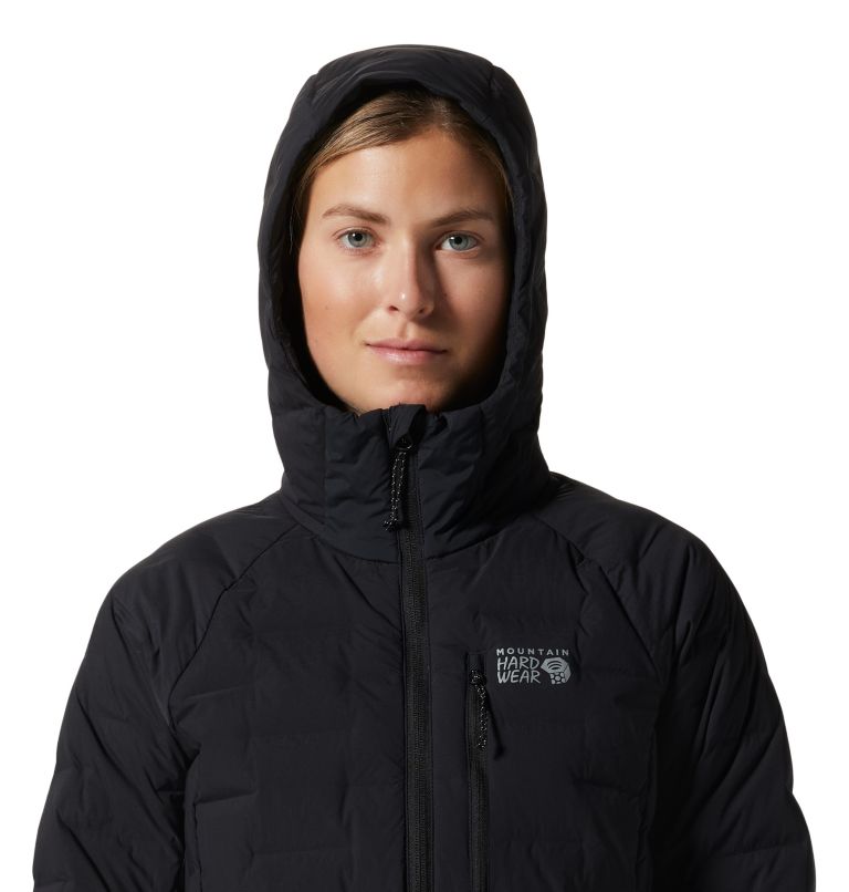 Black Women's Mountain Hardwear Stretchdown™ Hoodie | UK-452817