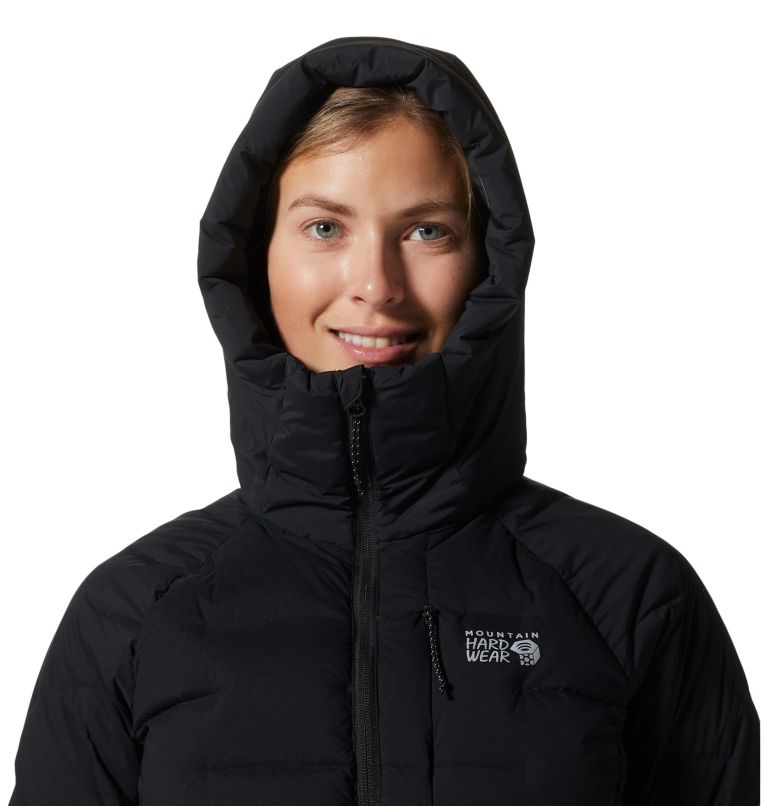 Black Women's Mountain Hardwear Stretchdown™ Parka Jackets | UK-683210