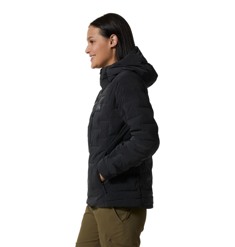 Black Women's Mountain Hardwear Stretchdown™ Hoodie | UK-769405