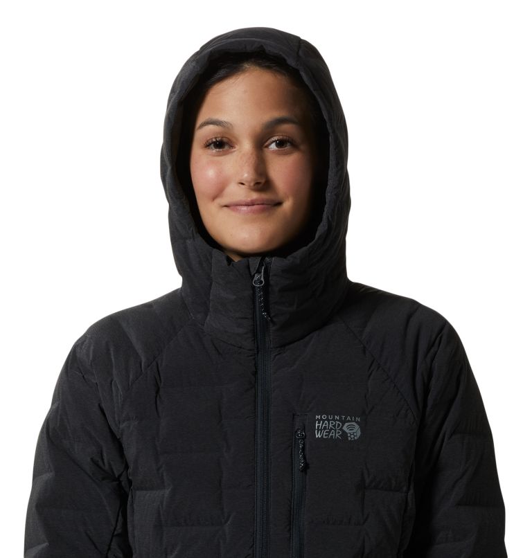 Black Women's Mountain Hardwear Stretchdown™ Hoodie | UK-769405