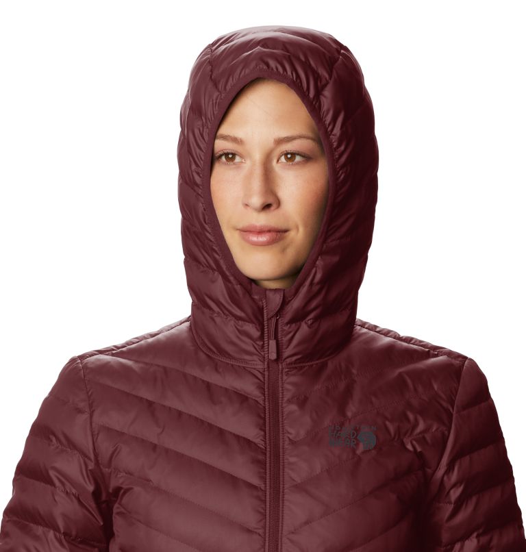 Burgundy Women's Mountain Hardwear Glen Alpine Hoodie | UK-057823