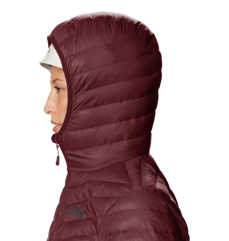 Burgundy Women's Mountain Hardwear Glen Alpine Hoodie | UK-057823