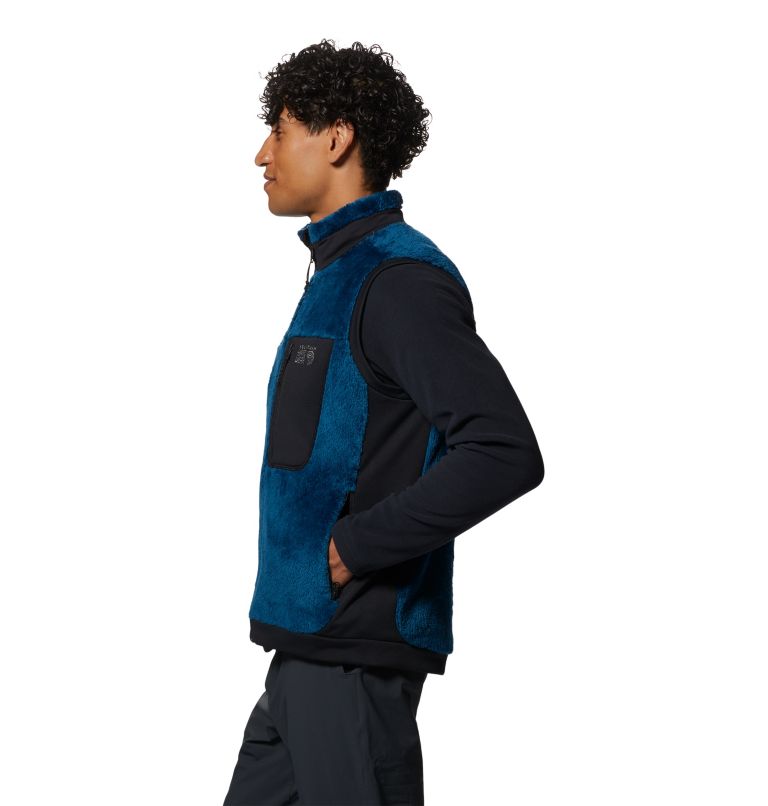 Dark Blue Men's Mountain Hardwear Polartec® High Loft® Vest | UK-754938