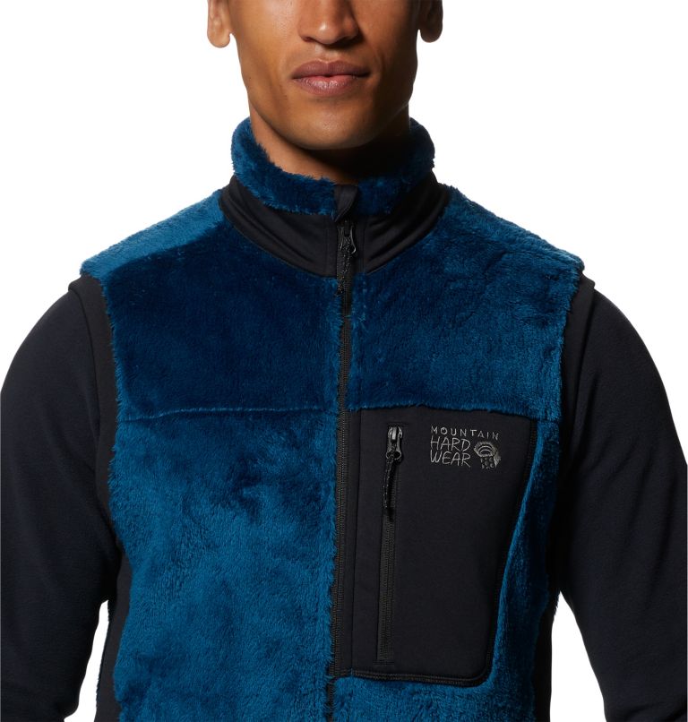 Dark Blue Men's Mountain Hardwear Polartec® High Loft® Vest | UK-754938